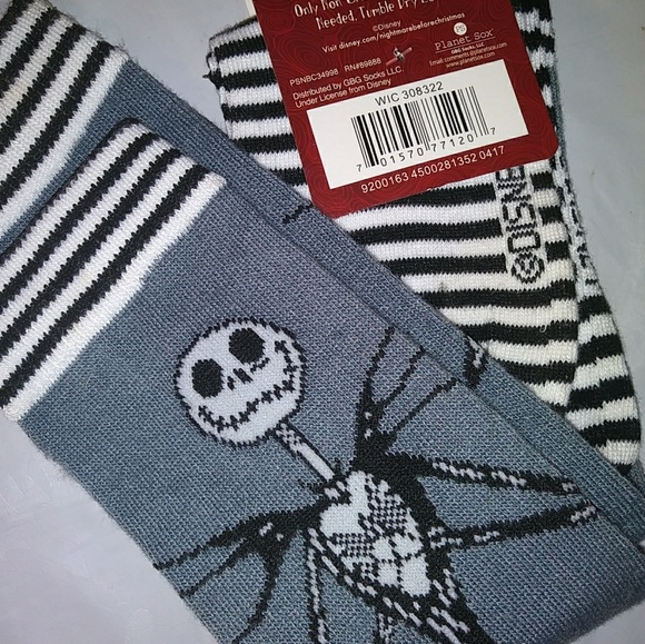Disney Accessories - Disneys Jack Skellington Knee High Socks Womens